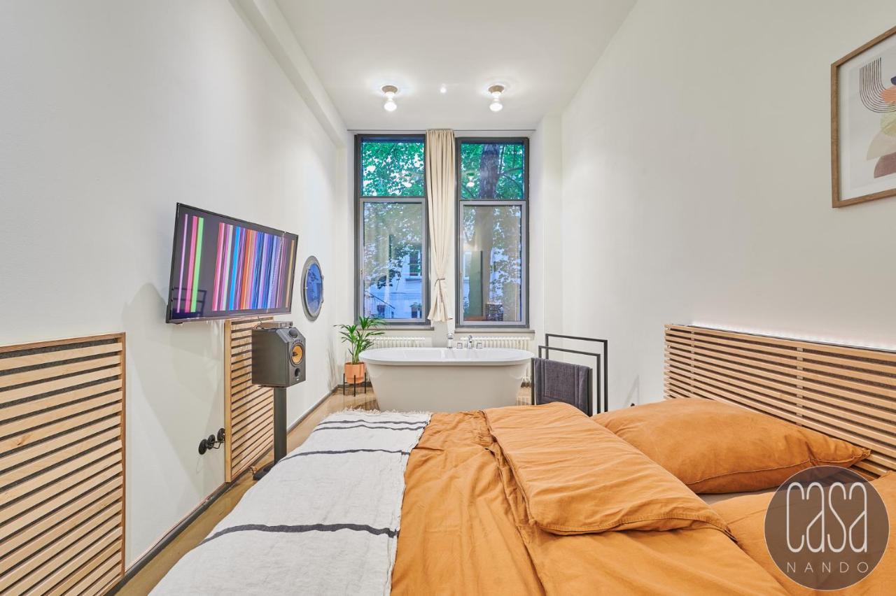 Casanando Premium Suites - Hifi Lofts In Ruhiger Zoo - Und Citylage Leipzig Exteriör bild